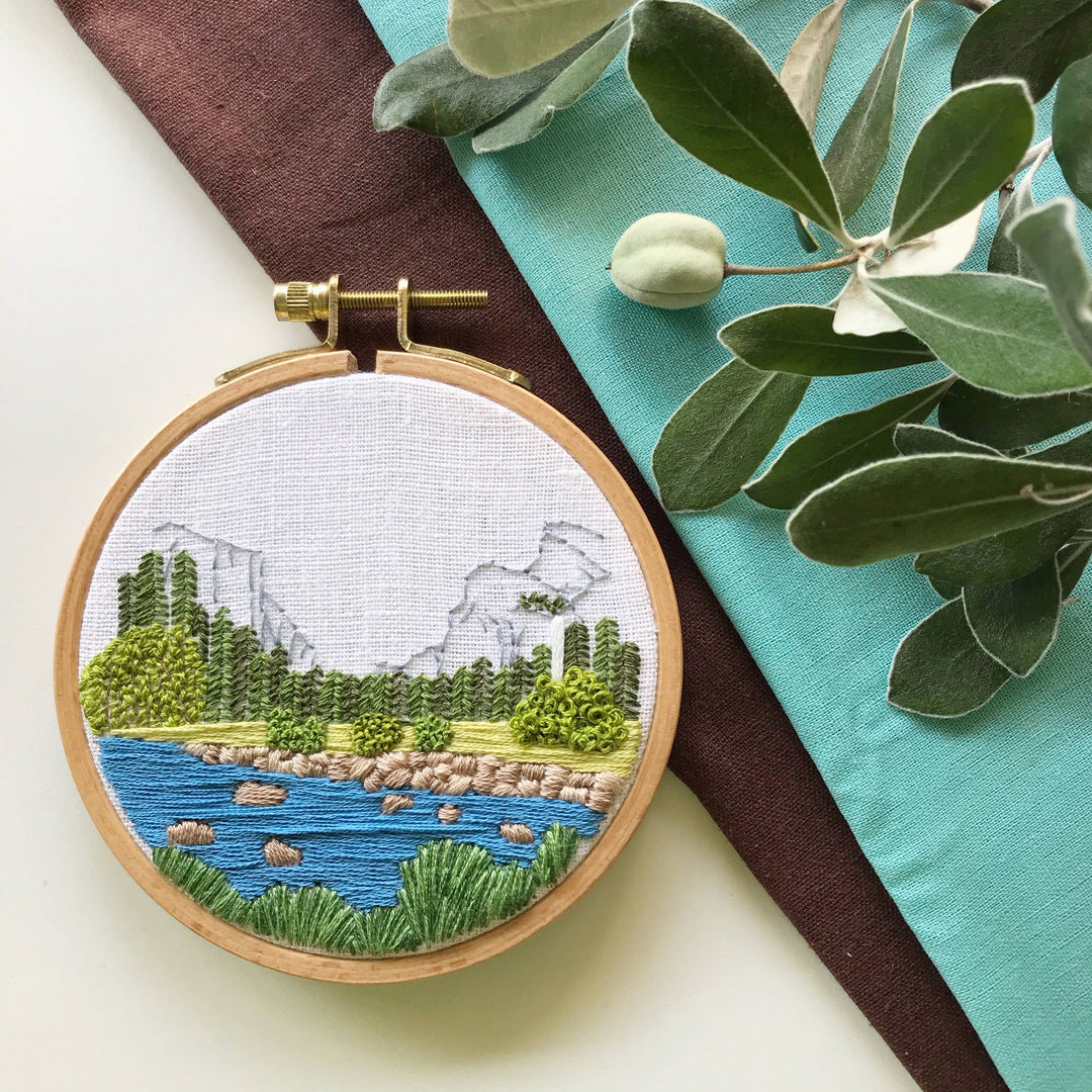 Yosemite Valley DIY Modern Hand Embroidery Kit