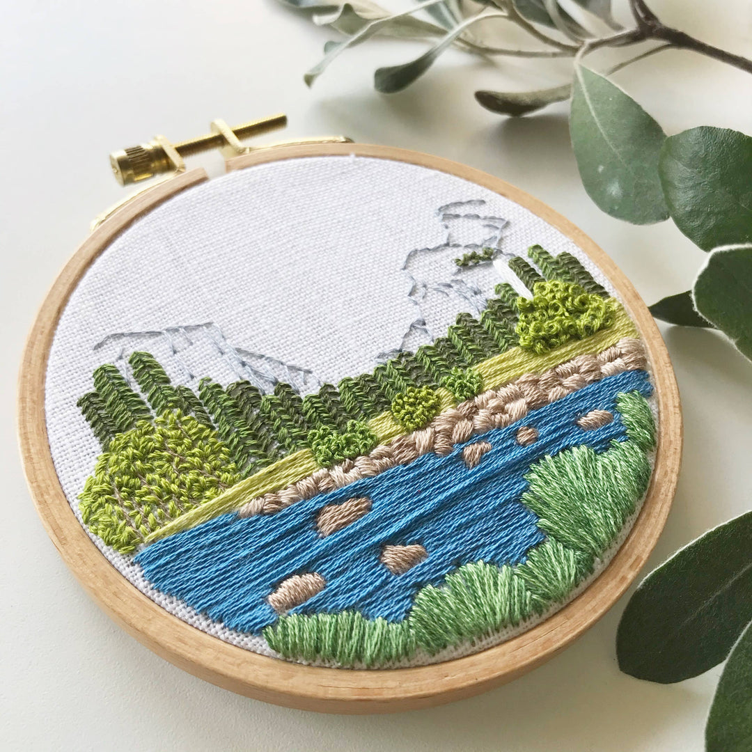 Yosemite Valley DIY Modern Hand Embroidery Kit