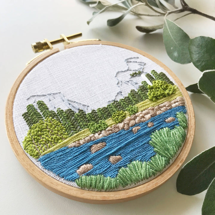 Yosemite Valley DIY Modern Hand Embroidery Kit
