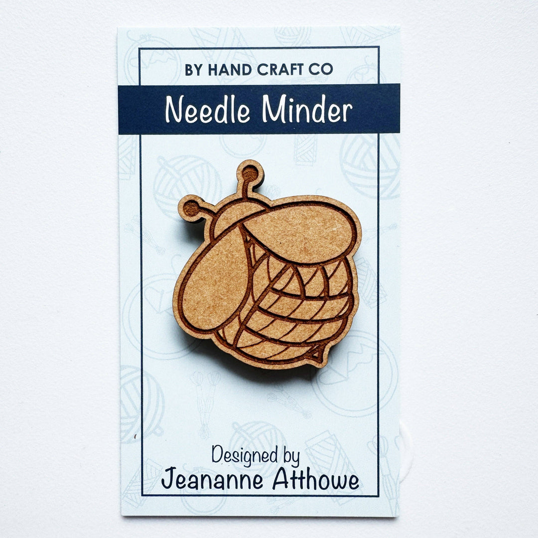 Bee - Wooden Magnetic Needle Minder