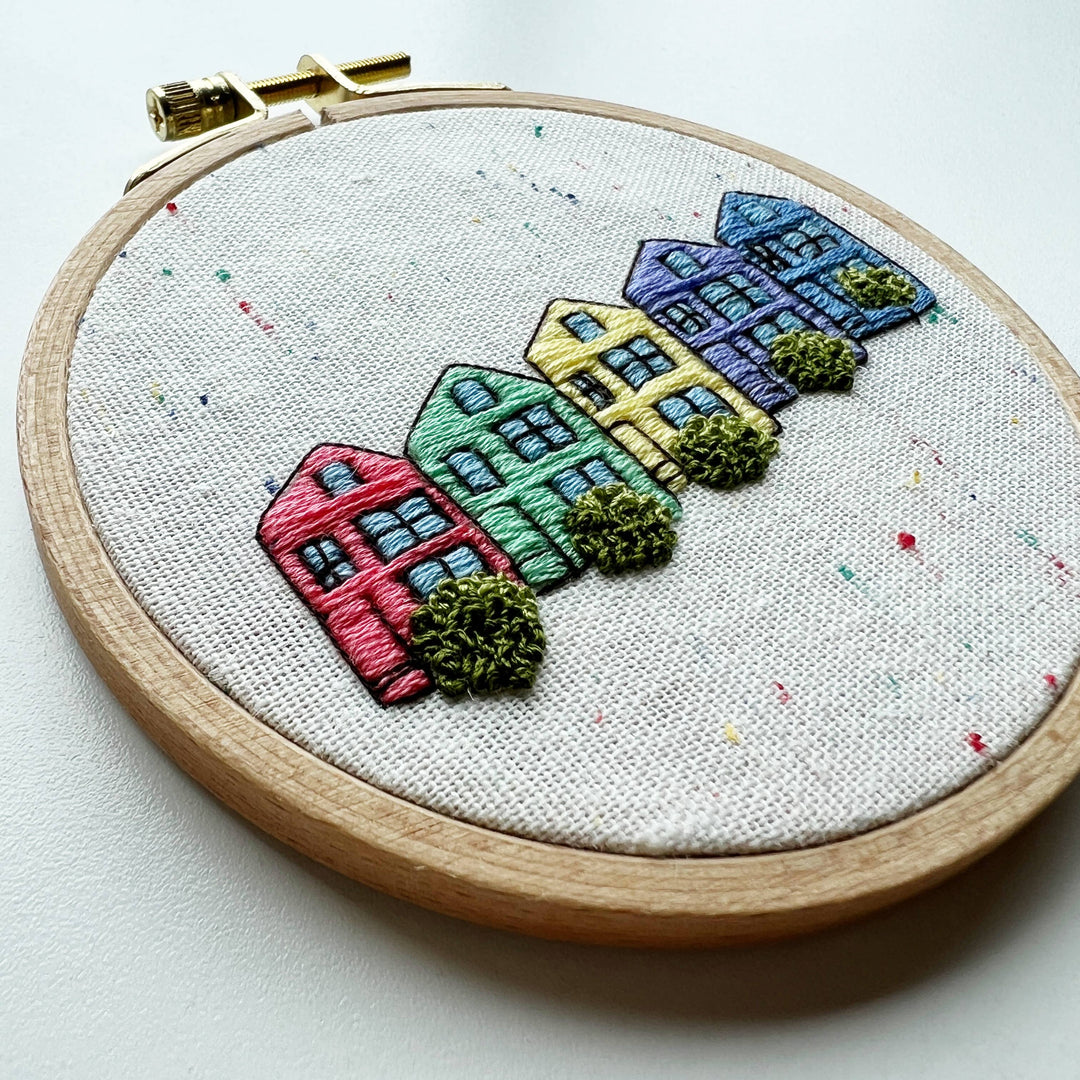 Painted Ladies Intermediate Hand Embroidery Kit