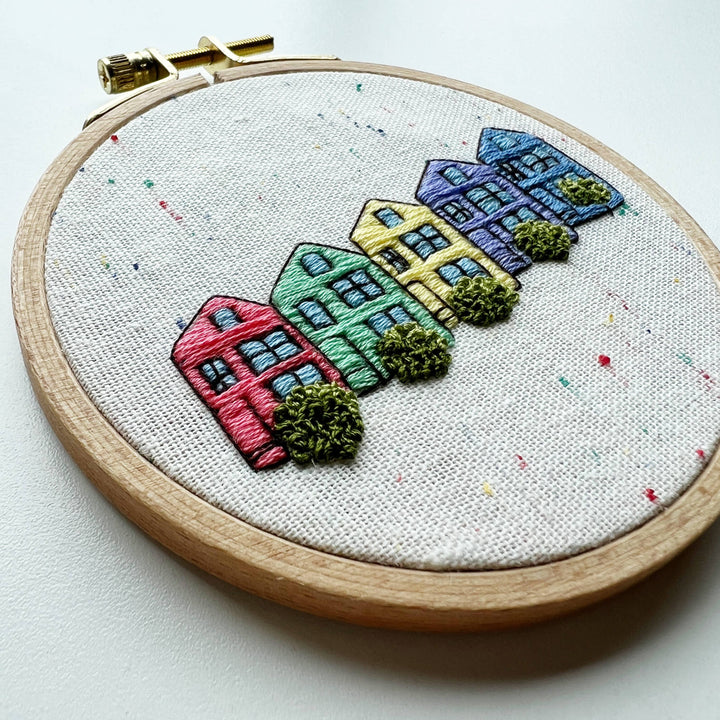 Painted Ladies Intermediate Hand Embroidery Kit