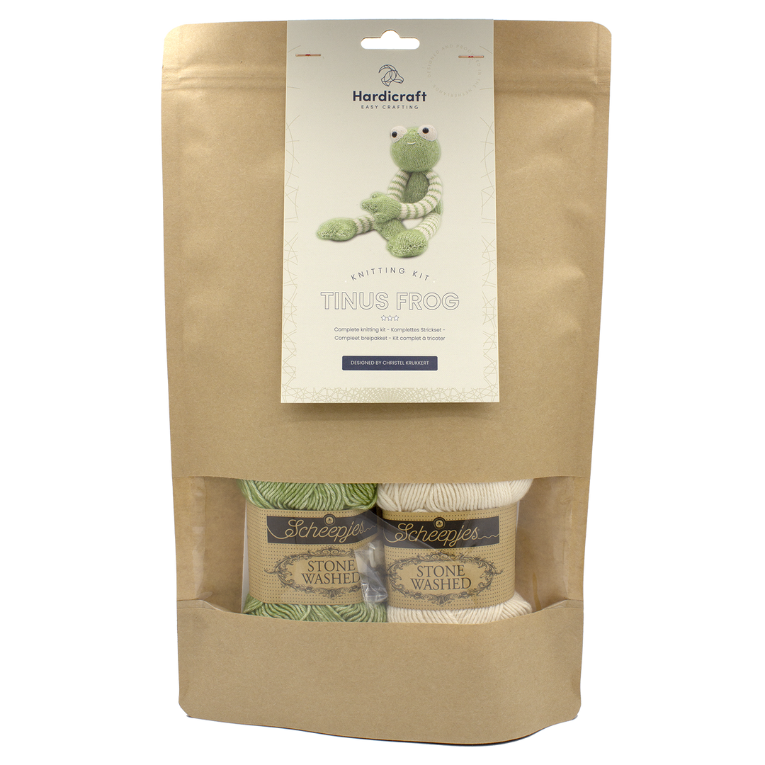 DIY Knitting Kit - Tinus Frog