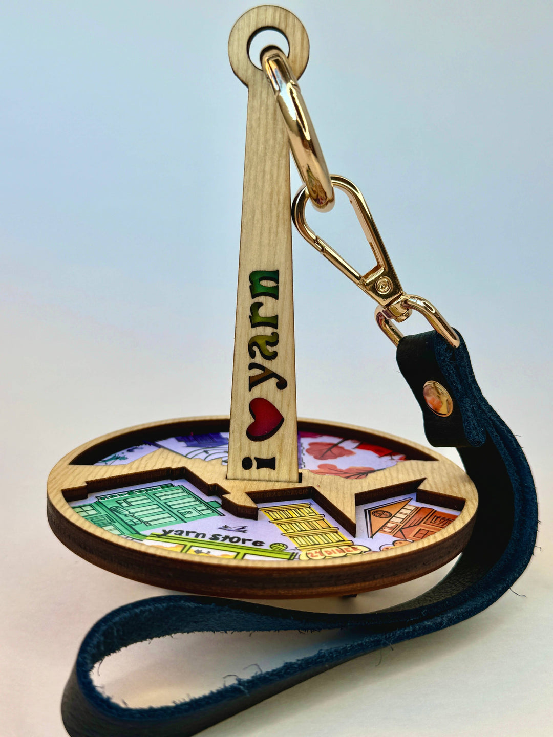 Lemonwood Wrist Yarn Holder
