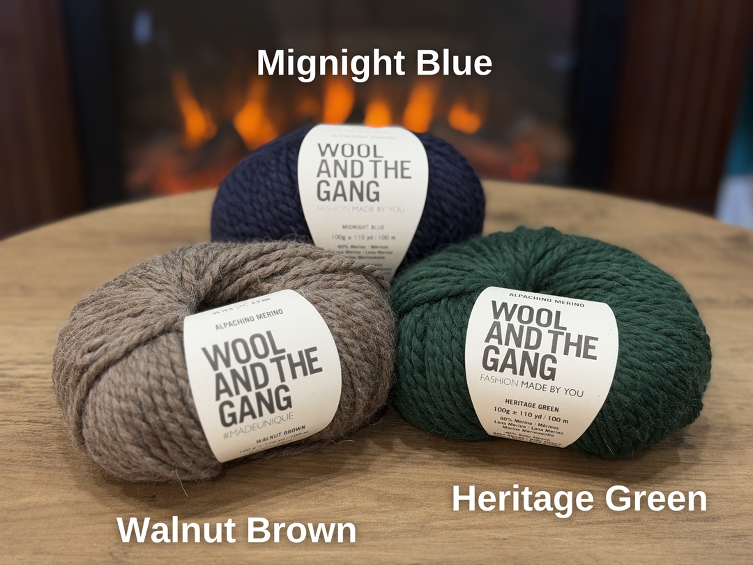 Sailor Slipper Yarn + Knitting Needles Bundle