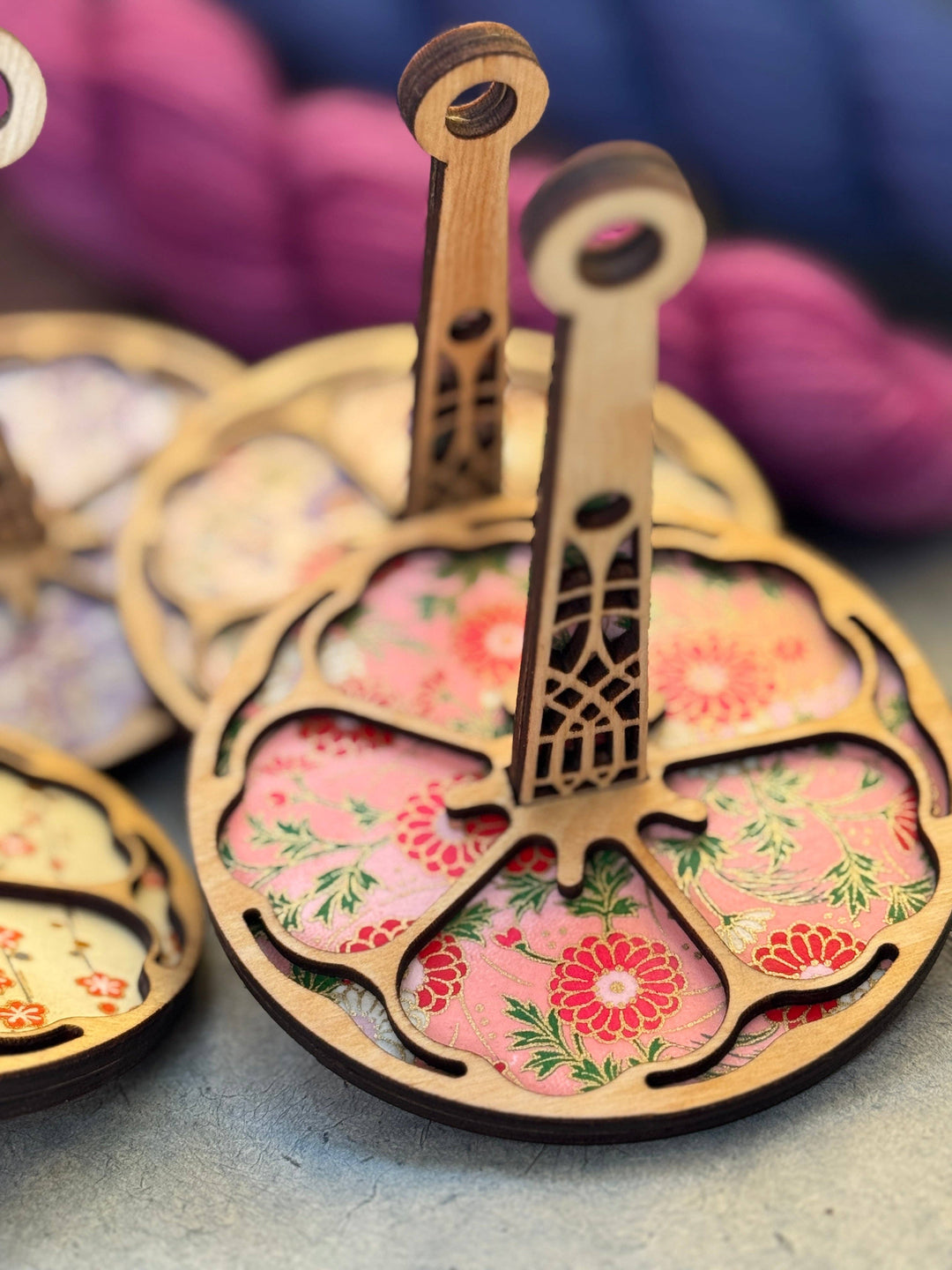 Lemonwood Wrist Yarn Holder