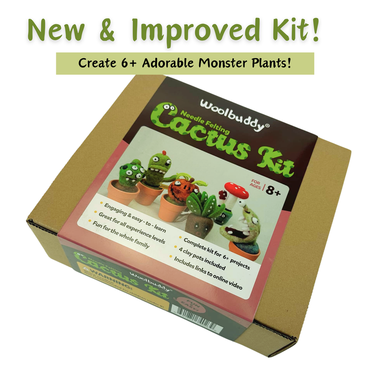 Needle Felting Cactus Kit
