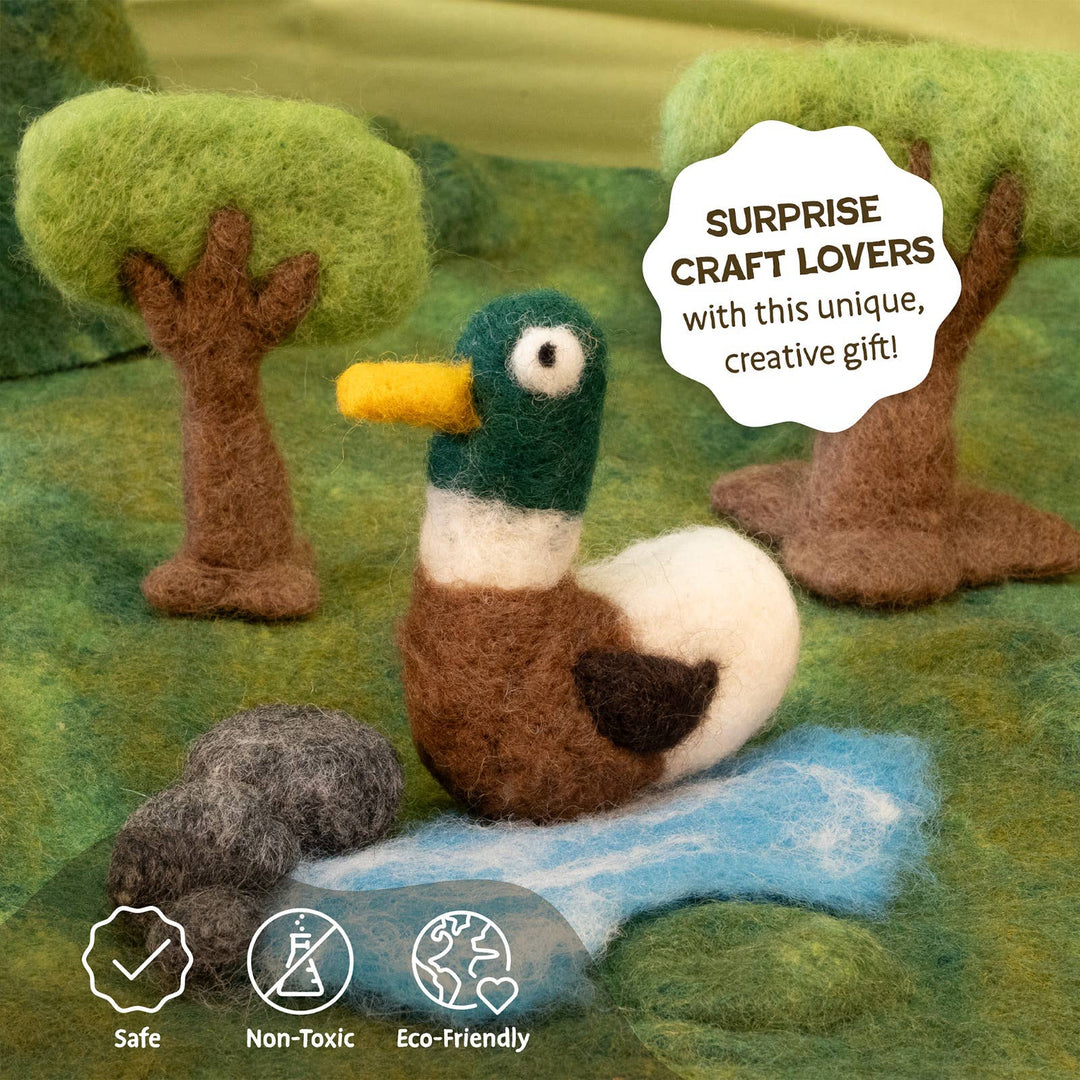 DIY Needle Felting Farm Collection Kit –Craft 6 cute animals
