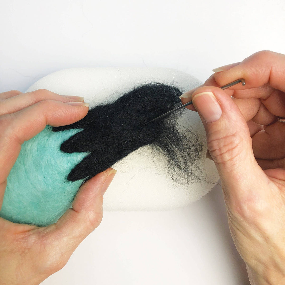 Needle Felting Kit - Chicken Egg Cosy. A creative gift idea.