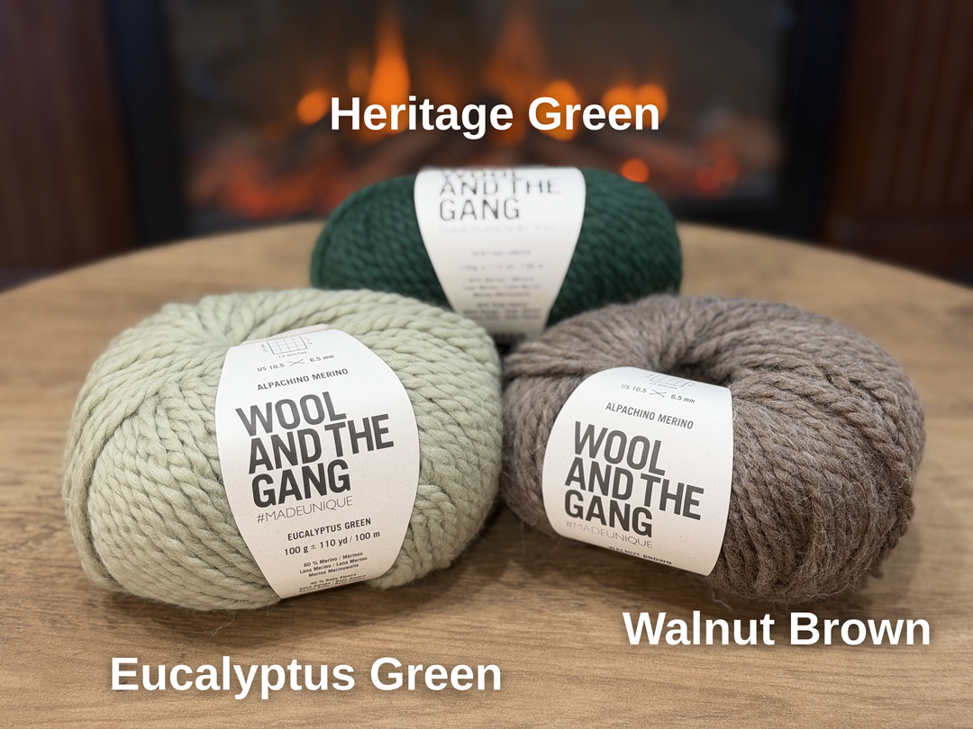 Sailor Slipper Yarn + Knitting Needles Bundle