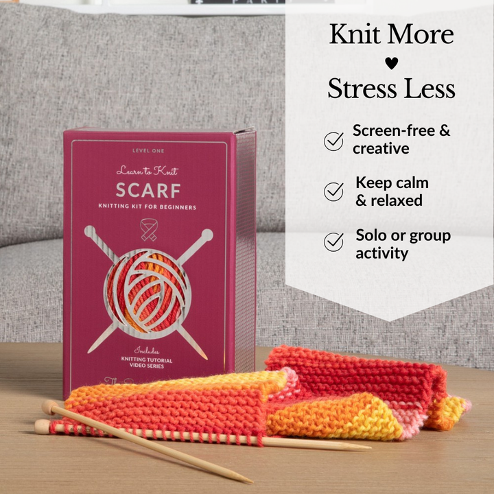 Learn to Knit Scarf Kit