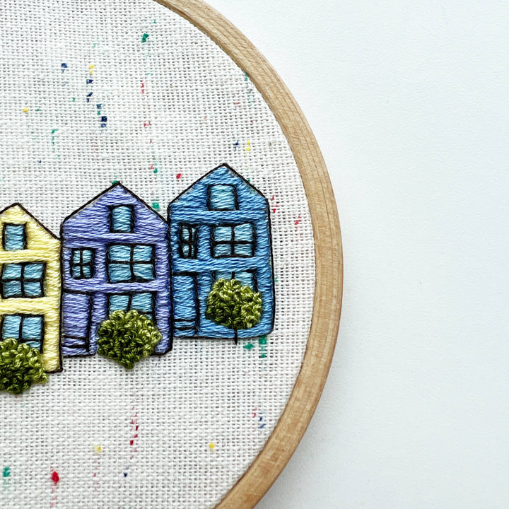 Painted Ladies Intermediate Hand Embroidery Kit