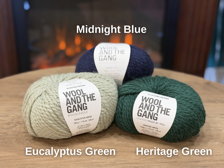 Sailor Slipper Yarn + Knitting Needles Bundle