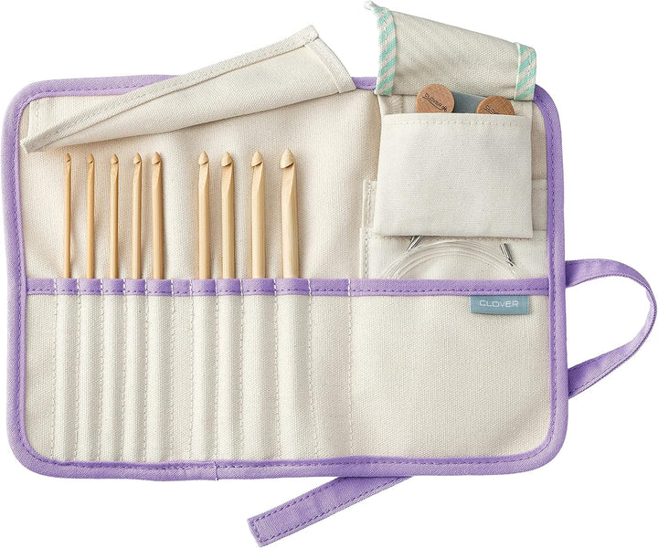 Clover Interchangeable Tunisian Crochet Hook Takumi Combo Set