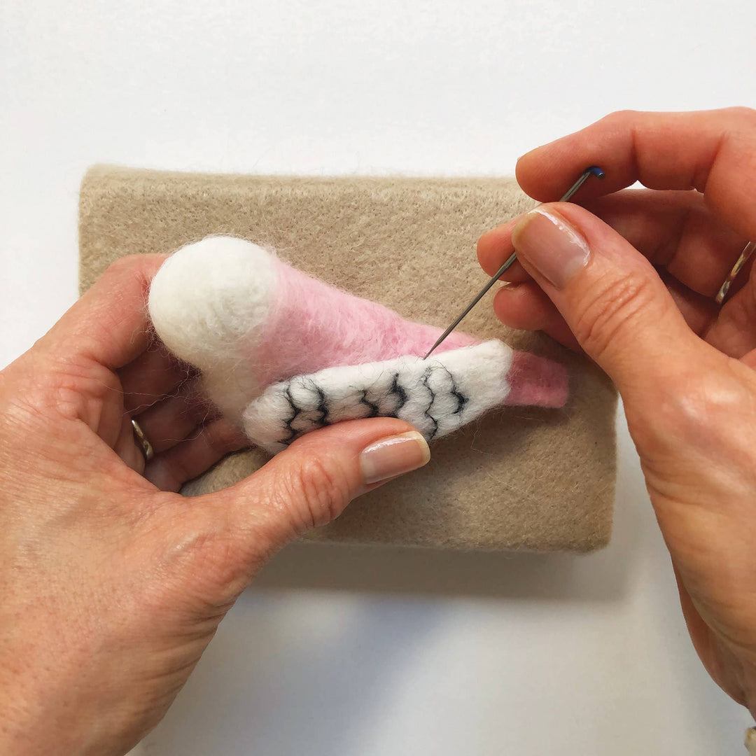 Needle Felting Kit Budgie. Make A Blue Budgerigar From Wool