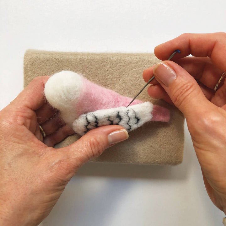 Needle Felting Kit Budgie. Make A Blue Budgerigar From Wool