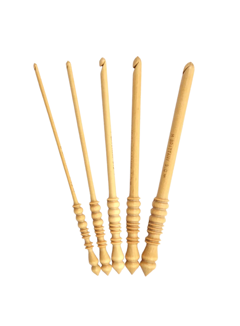 Brittany Wood Crochet Hooks