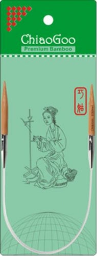 ChiaoGoo Bamboo Circular Knitting Needles 12"