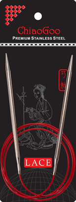 ChiaoGoo Red Lace Circular Knitting Needles 40"