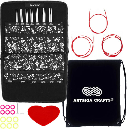 ChiagoGoo TWIST 4" Small Set Circular Knitting Needles