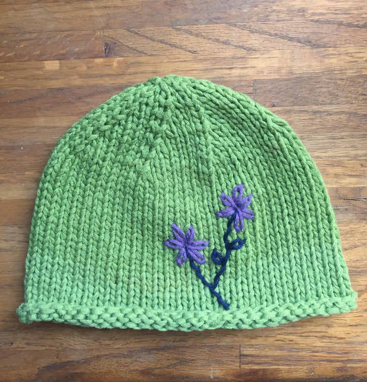 Embroidery on Knitted Fabric