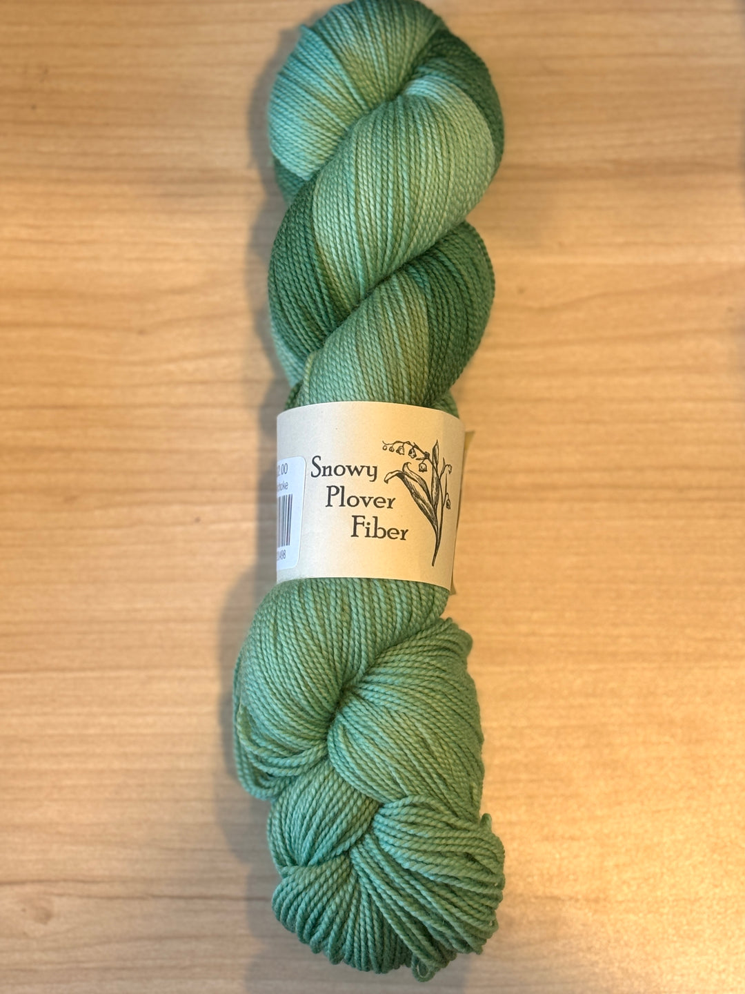 Snowy Plover Fiber 80% SW Merino / 20% Nylon Fingering 2-Ply