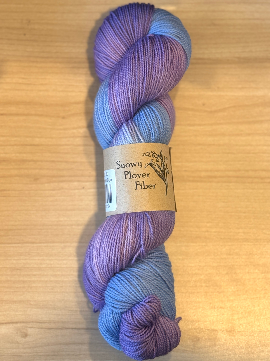 Snowy Plover Fiber 80% SW Merino / 20% Nylon Fingering 2-Ply