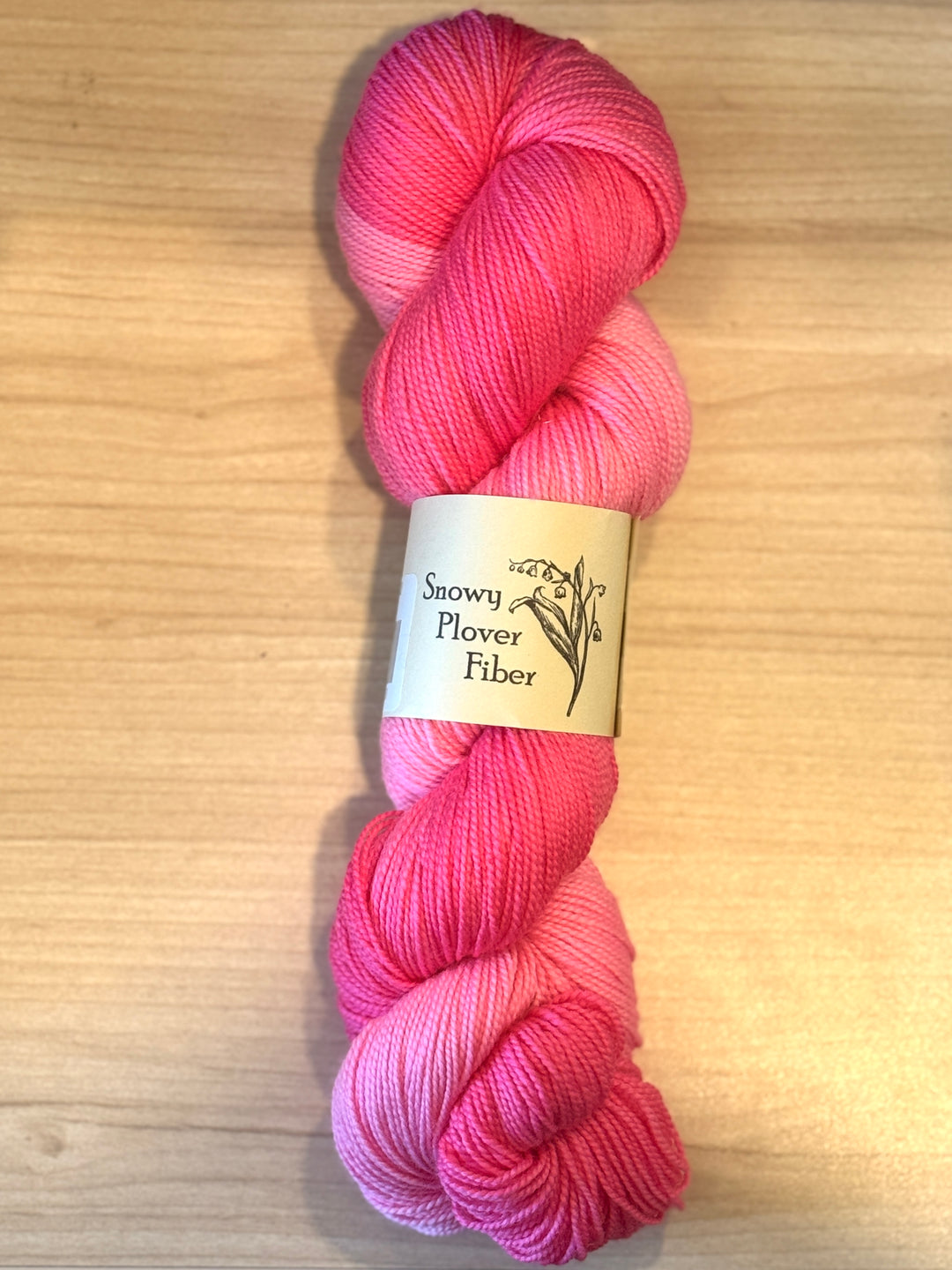 Snowy Plover Fiber 80% SW Merino / 20% Nylon Fingering 2-Ply