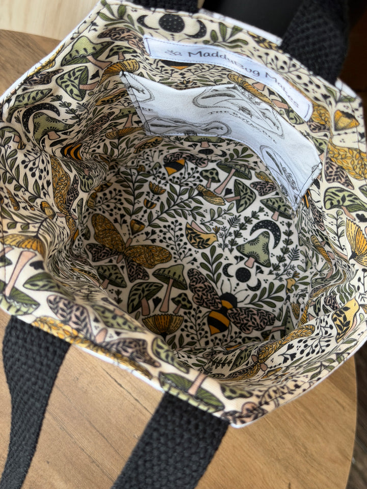 Small Bucket Bag - Legacy Royal Bee Yarn Company Fabric