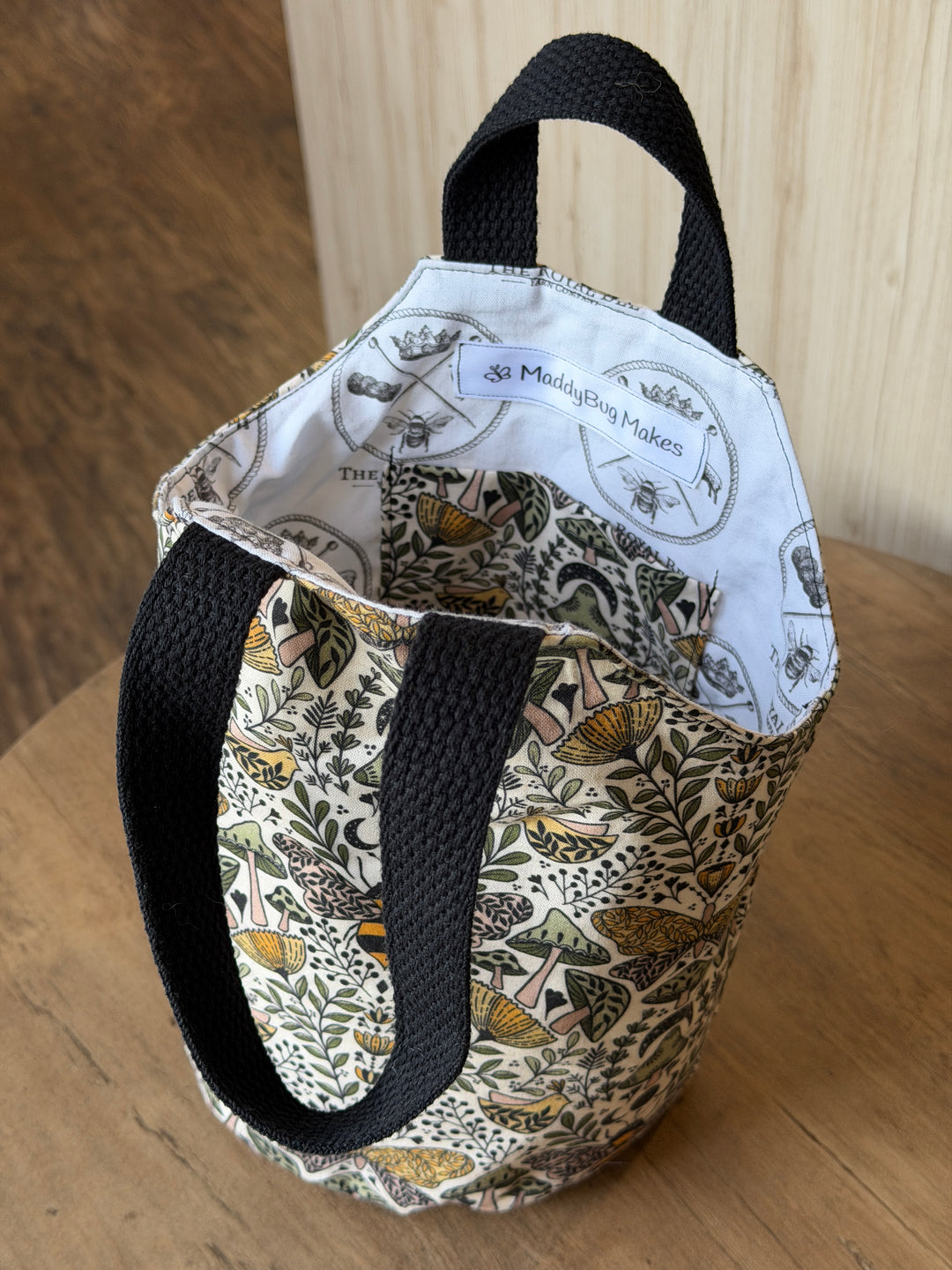 Small Bucket Bag - Legacy Royal Bee Yarn Company Fabric