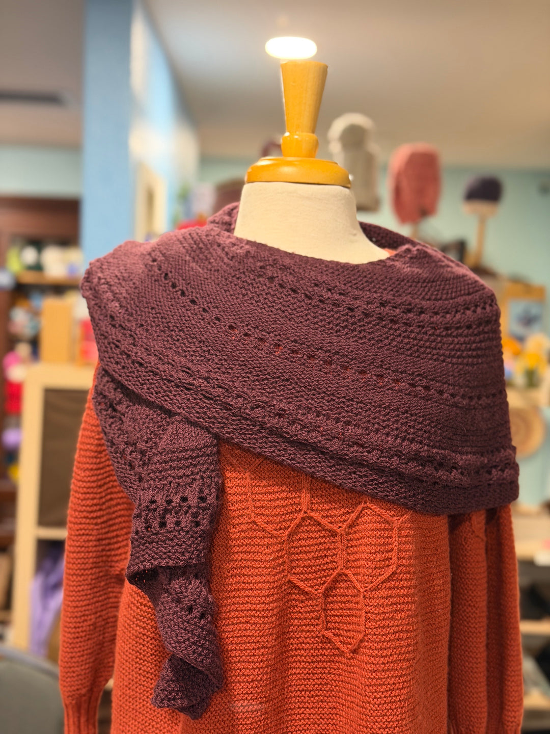 Honey Crescent Shawl Yarn