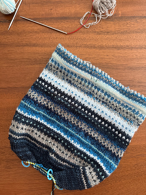 Purl Pouch Intermediate Knitting Class
