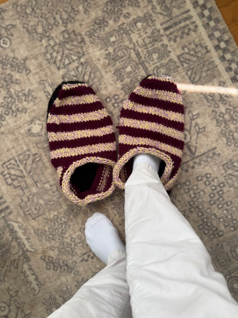 Knit &amp; Felt the Sailor Slippers