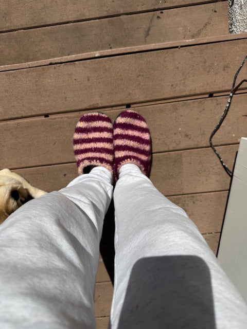 Knit &amp; Felt the Sailor Slippers