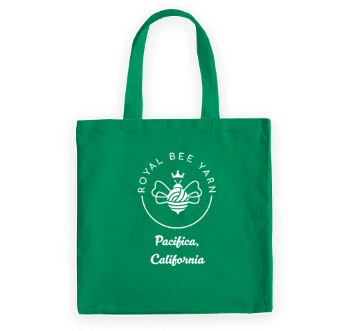 Royal Bee Yarn Tote Bag
