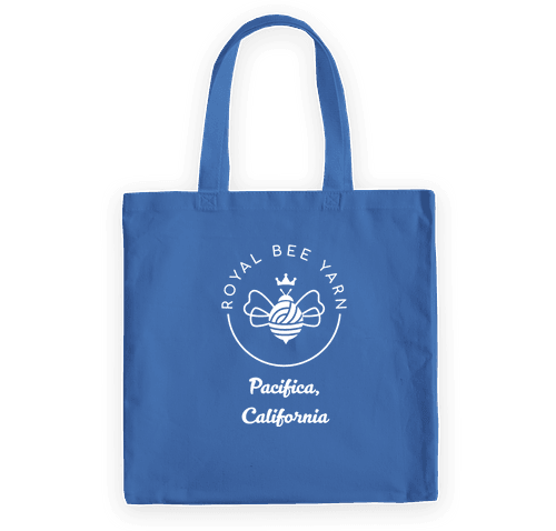 Royal Bee Yarn Tote Bag