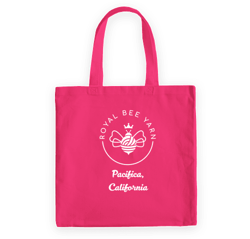 Royal Bee Yarn Tote Bag