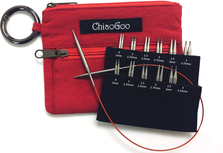 ChiaoGoo TWIST Shorties Set Circular Knitting Needles