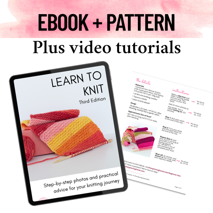 Learn to Knit Scarf Kit