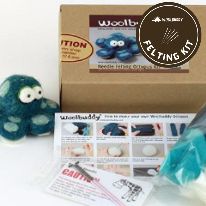 Needle Felting Octopus Kit