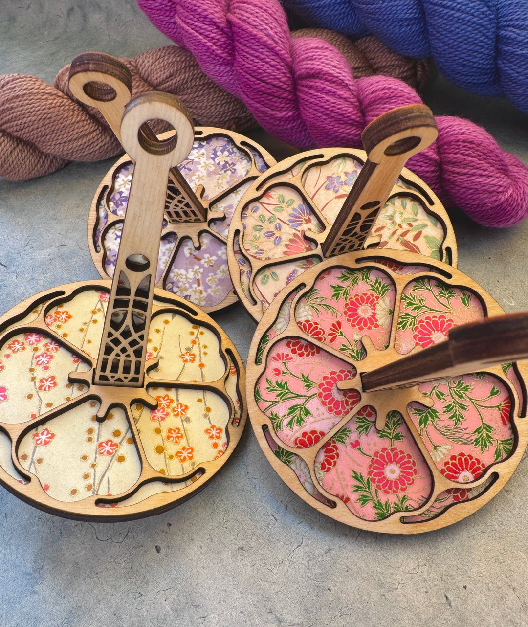 Lemonwood Wrist Yarn Holder