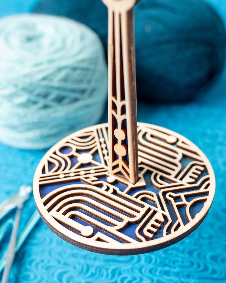 Lemonwood Wrist Yarn Holder