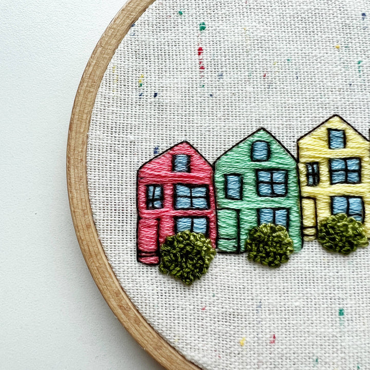 Painted Ladies Intermediate Hand Embroidery Kit