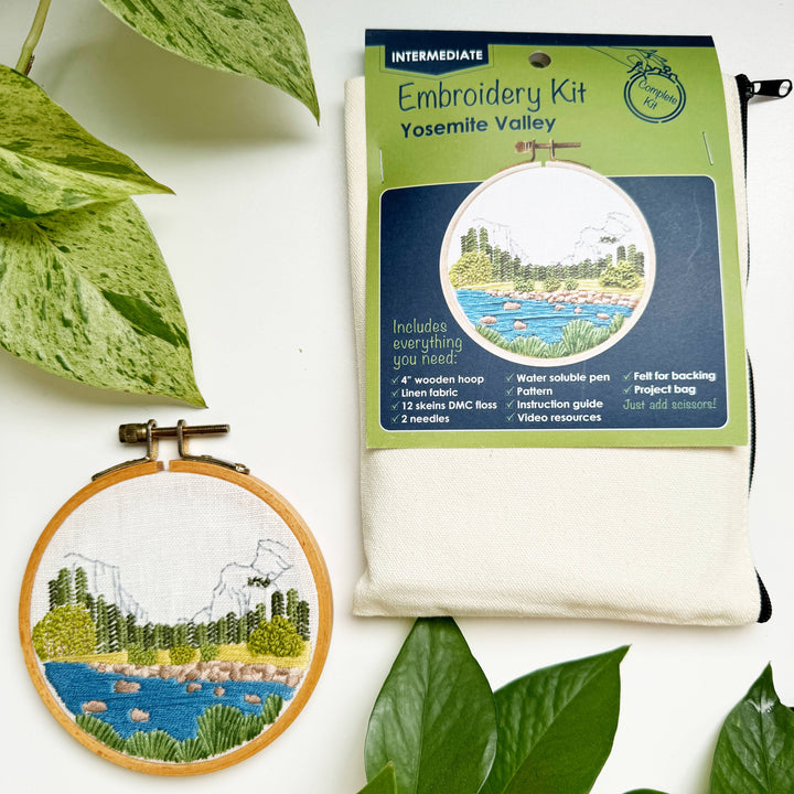 Yosemite Valley DIY Modern Hand Embroidery Kit