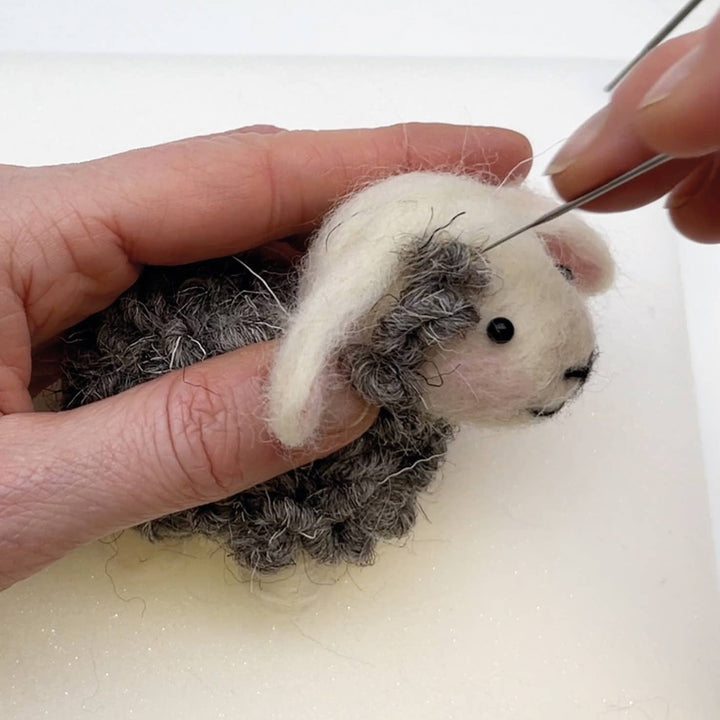 Beginner Needle Felting Kit, Spring Lambs