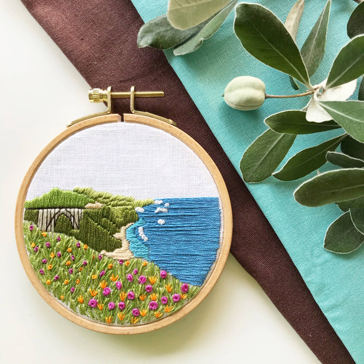 Big Sur Beginner Hand Embroidery Kit
