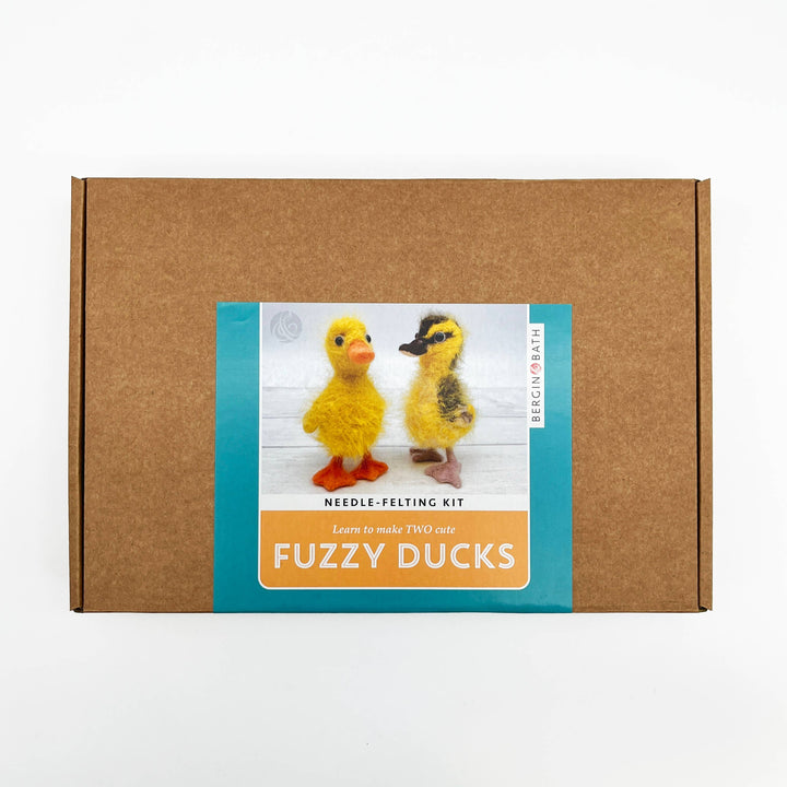 Needle Felting Kit, Fuzzy Ducks