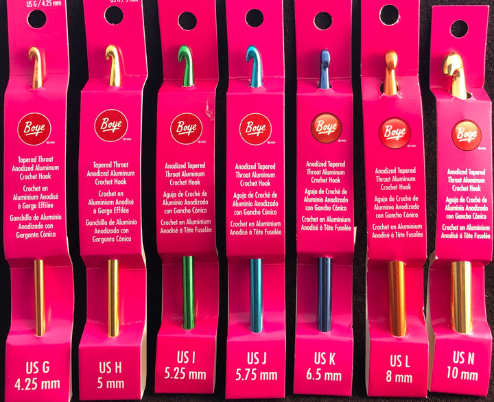Aluminum Boye Crochet Hook