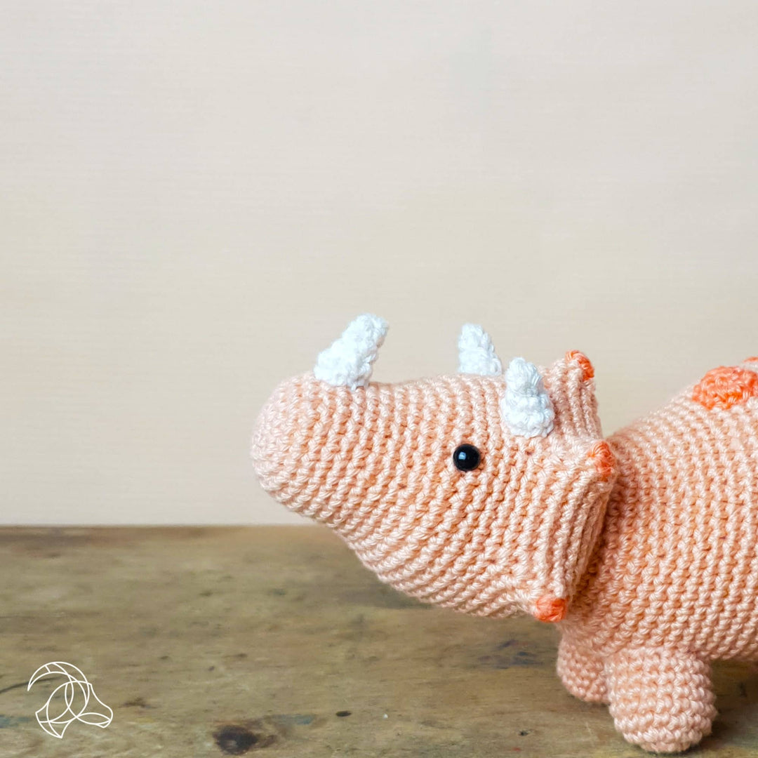 Triceratops - DIY Crochet Kit