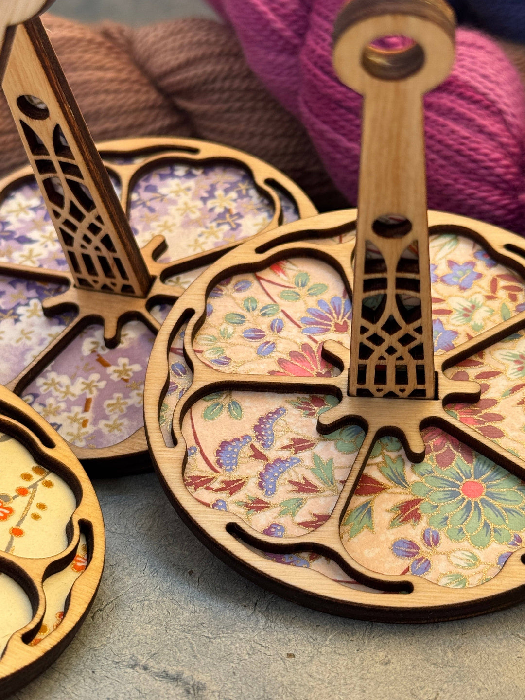 Lemonwood Wrist Yarn Holder